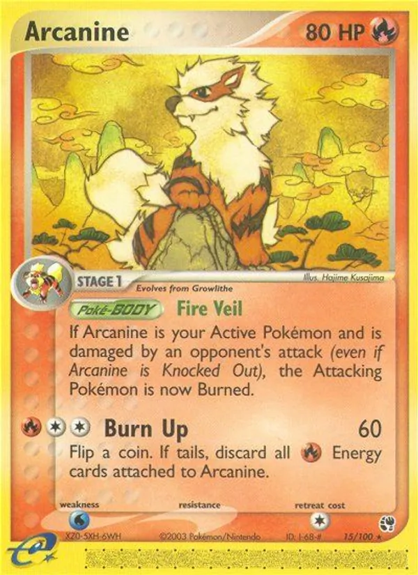Arcanine Sandstorm 15/100