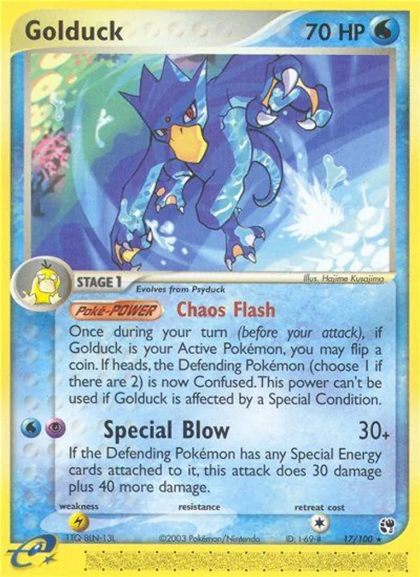 Golduck EX Tempesta di Sabbia 17/100