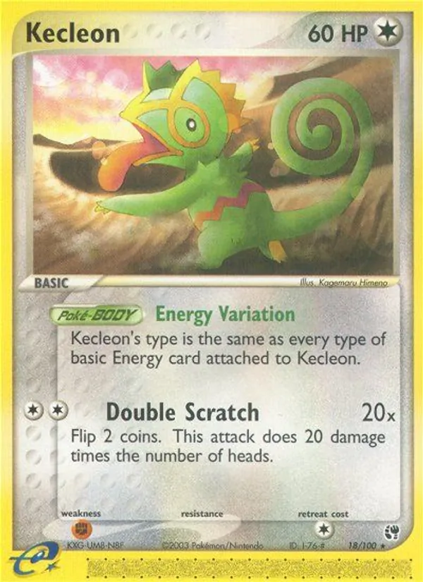 Kecleon EX Sandsturm 18/100