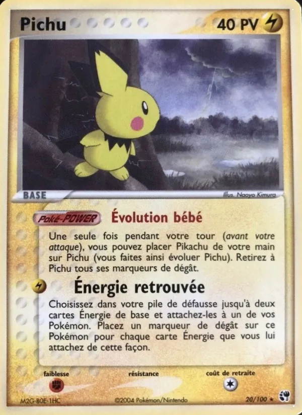 Pichu EX Tempête de sable 20/100