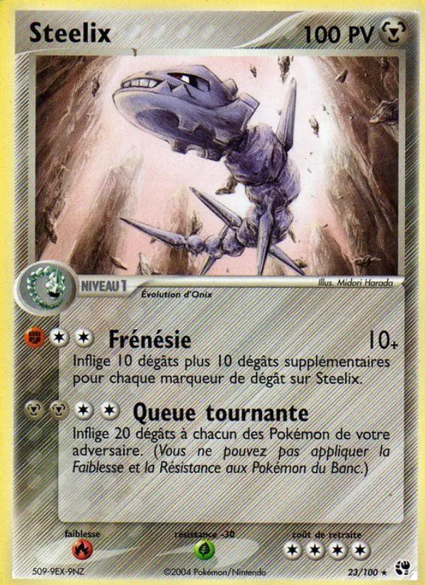 Steelix EX Tempête de sable 23/100