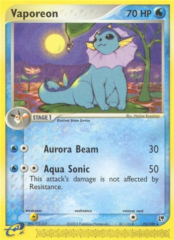 Vaporeon Sandstorm 25/100