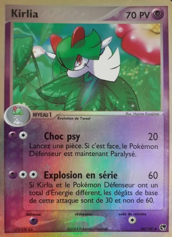 Kirlia EX Tempête de sable 40/100