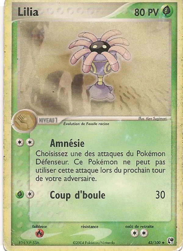 Lilia EX Tempête de sable 43/100
