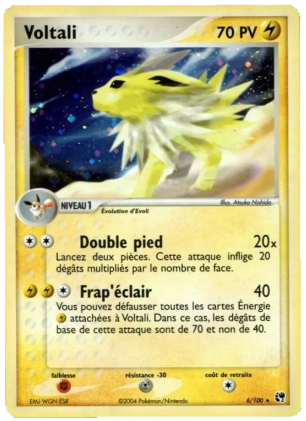 Voltali EX Tempête de sable 6/100