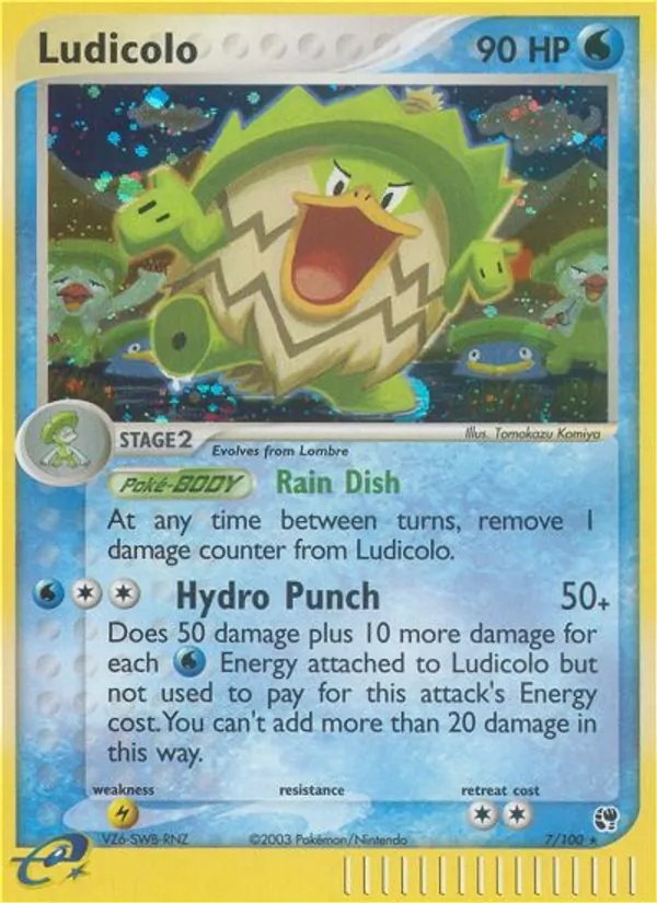 Ludicolo EX Tempesta di Sabbia 7/100