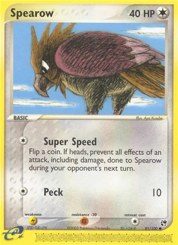 Spearow Sandstorm 81/100