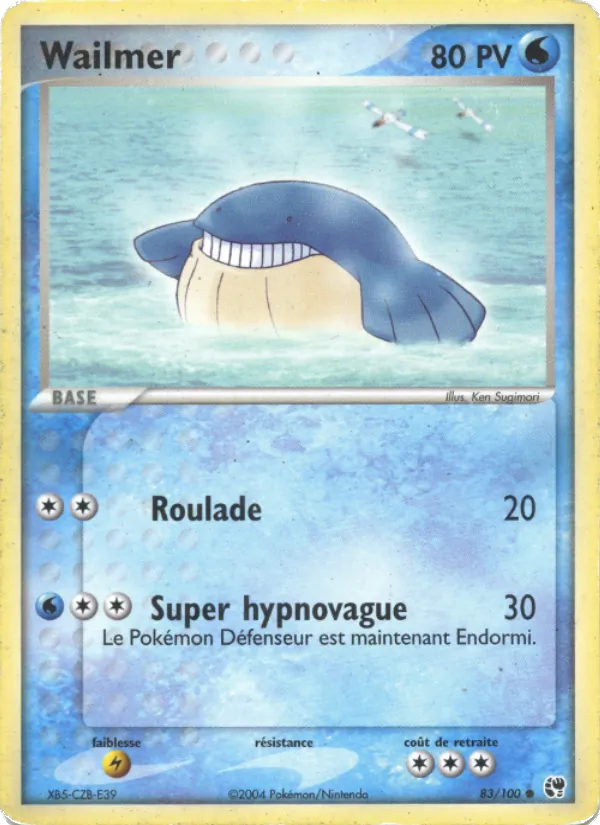 Wailmer EX Tempête de sable 83/100