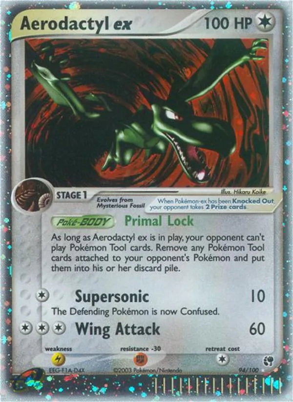 Aerodactyl ex Sandstorm 94/100