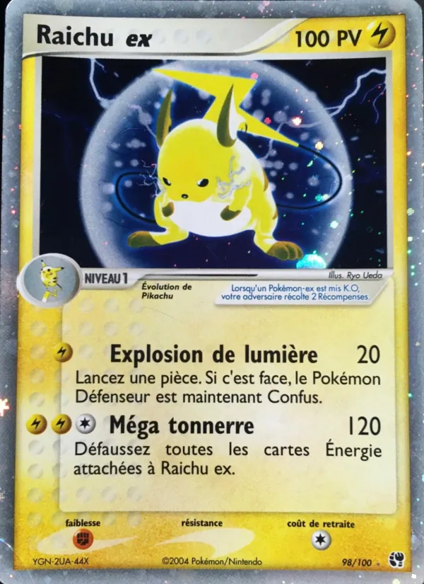 Raichu ex EX Tempête de sable 98/100