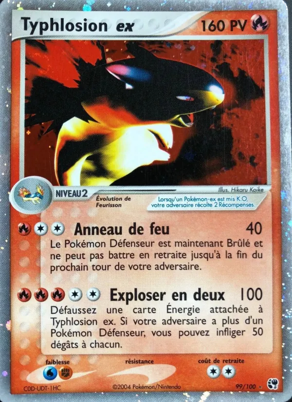 Typhlosion ex EX Tempête de sable 99/100