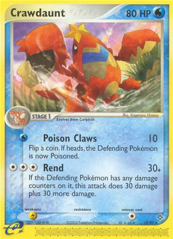 Crawdaunt Dragon 13/97