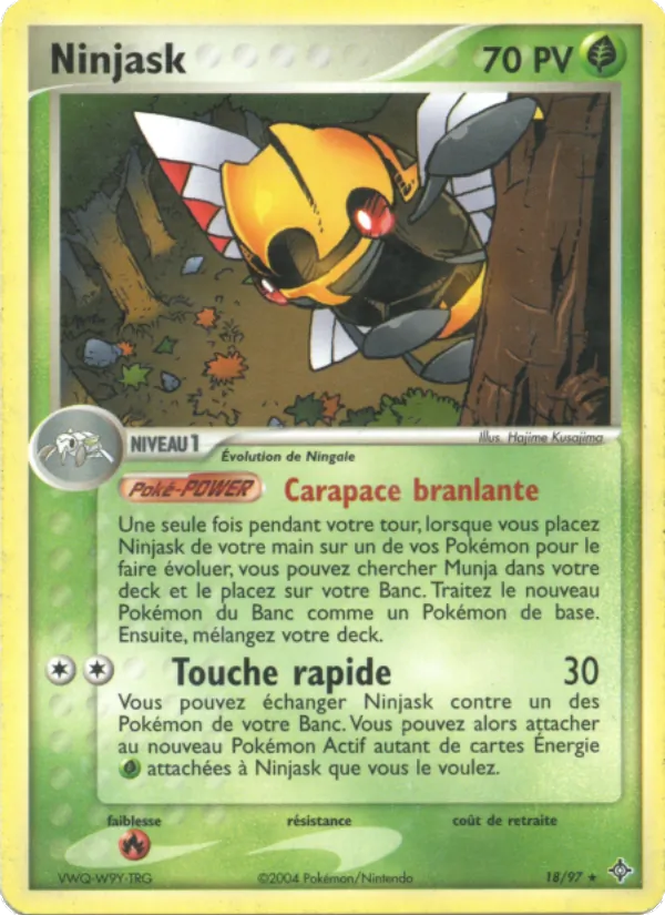 Ninjask EX Dragon 18/97