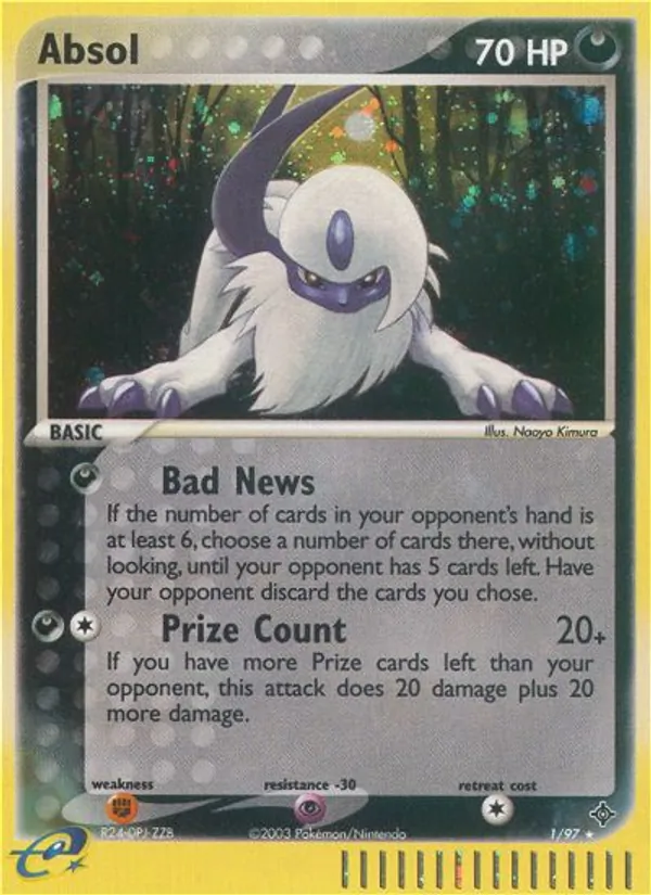 Absol EX Drago 1/97