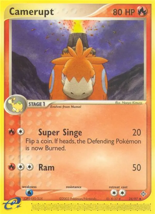 Camerupt Dragon 24/97