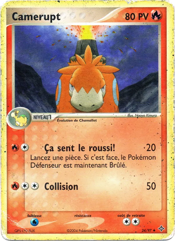 Camérupt EX Dragon 24/97