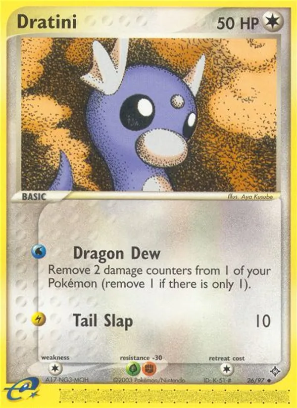 Dratini EX Drache 26/97