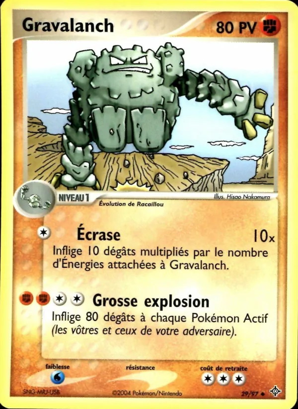 Gravalanch EX Dragon 29/97