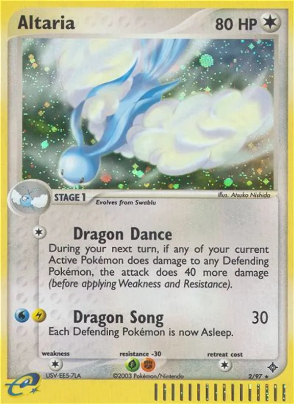 Altaria EX Drago 2/97