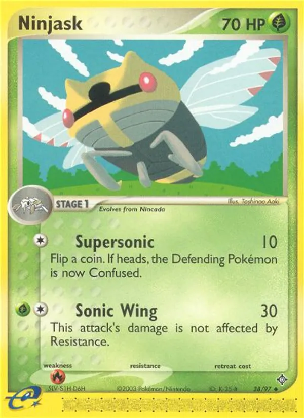 Ninjask EX Drago 38/97