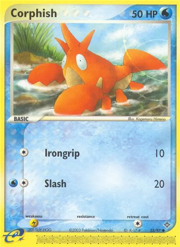 Corphish EX Drago 53/97