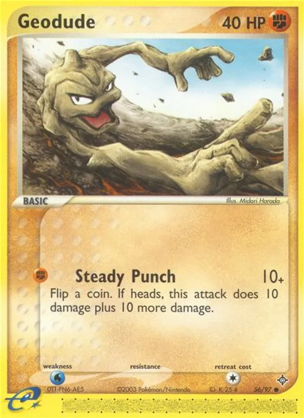 Geodude EX Drago 56/97