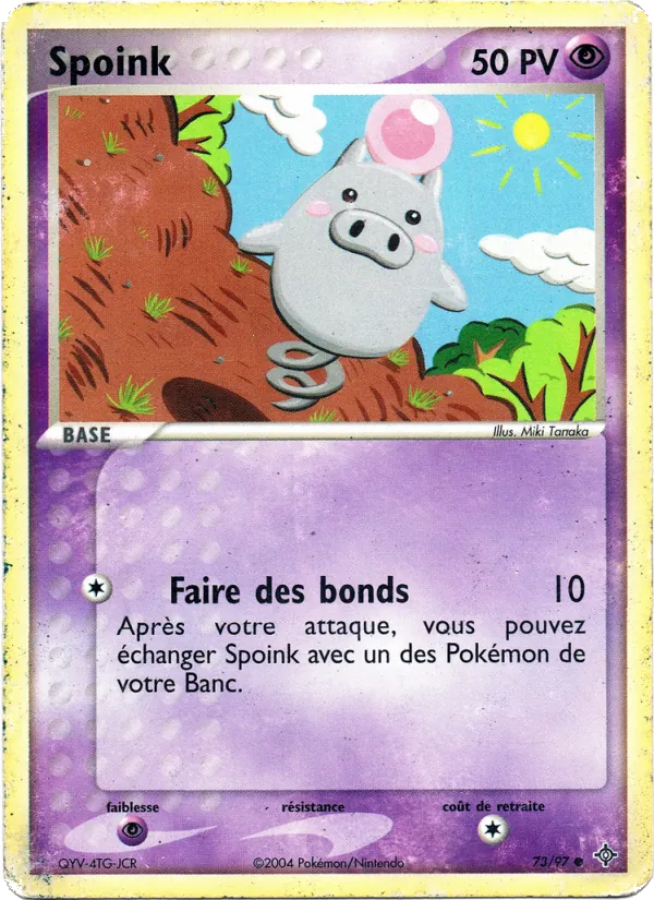 Spoink EX Dragon 73/97
