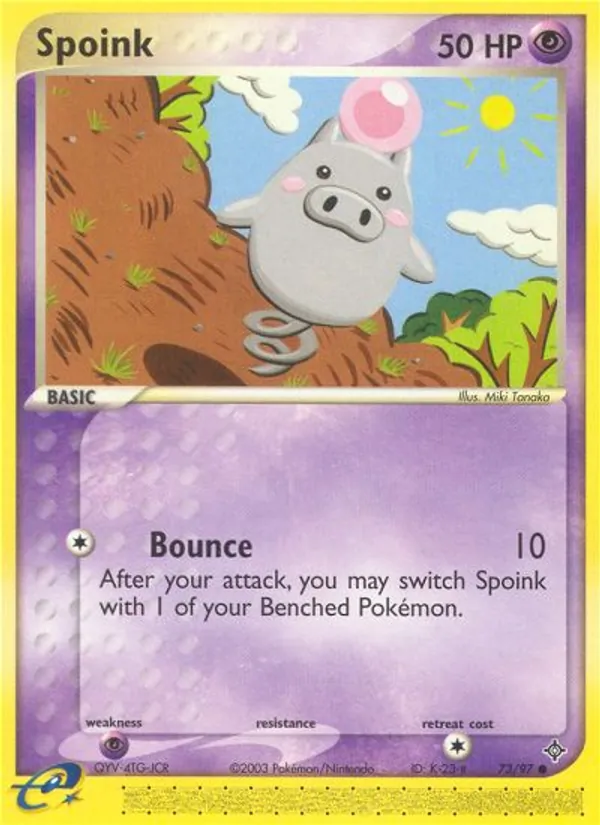 Spoink EX Drache 73/97