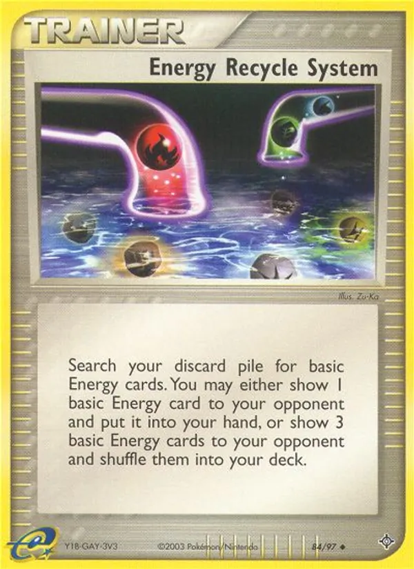 Energy Recycle System Dragon 84/97