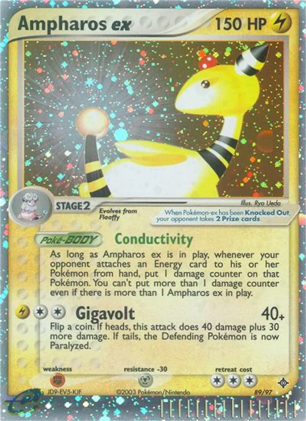Ampharos-ex EX Drache 89/97