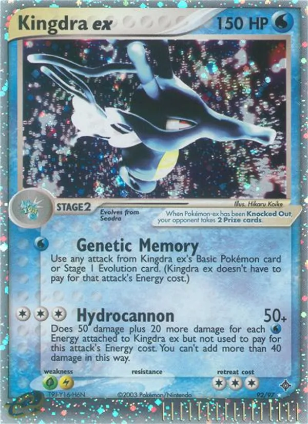 Seedraking-ex EX Drache 92/97