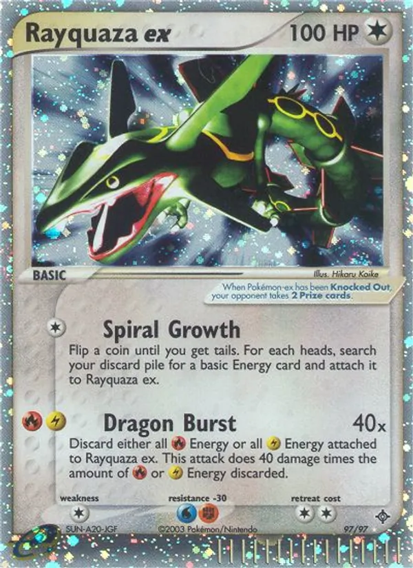 Rayquaza ex Dragon 97/97