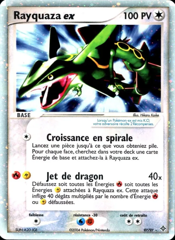Rayquaza ex EX Dragon 97/97