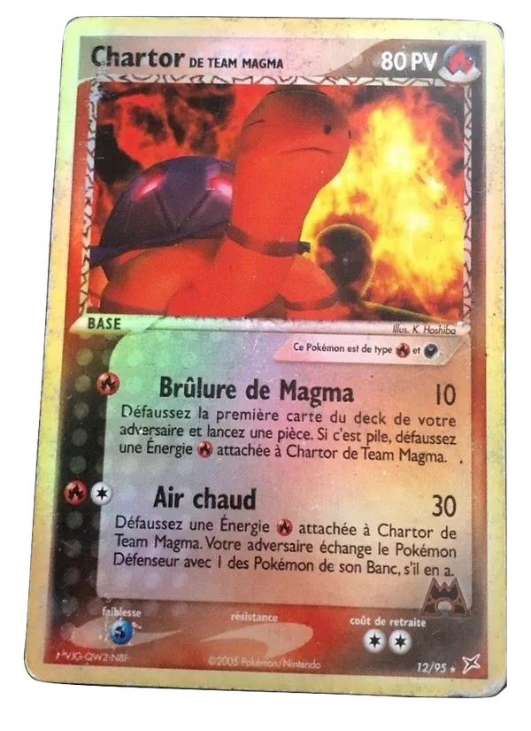 Chartor de Team Magma EX Team Magma vs Team Aqua 12/95