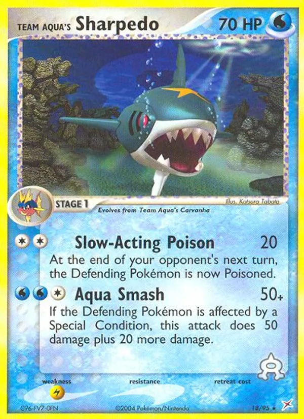 Team Aqua's Sharpedo Team Magma vs Team Aqua 18/95