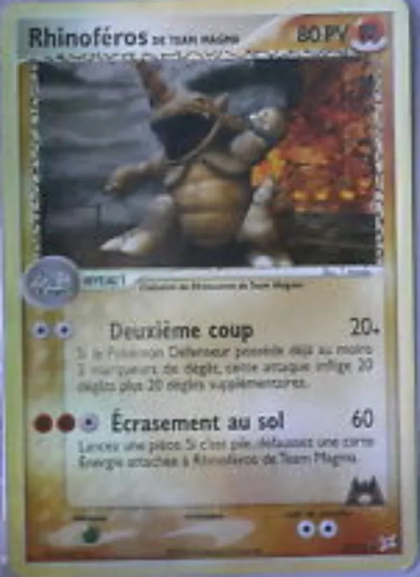 Rhinoféros de Team Magma EX Team Magma vs Team Aqua 22/95