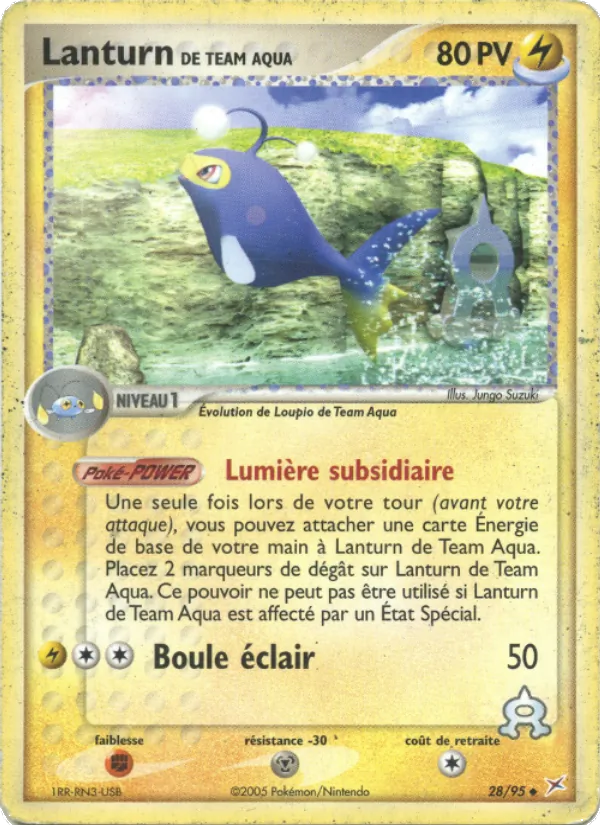 Lanturn de Team Aqua EX Team Magma vs Team Aqua 28/95