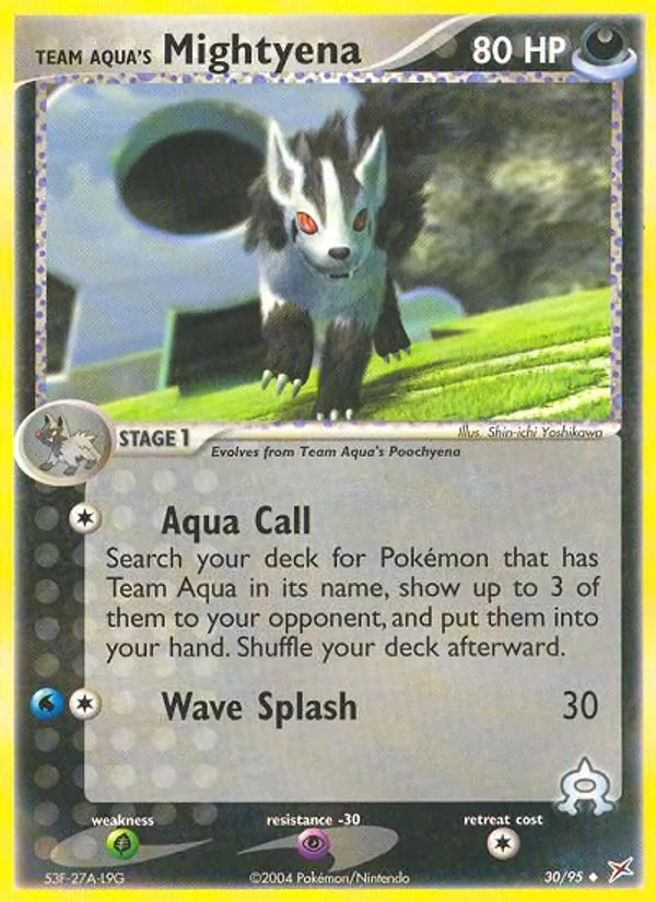 Team Aquas Magnayen EX Team Magma vs Team Aqua 30/95