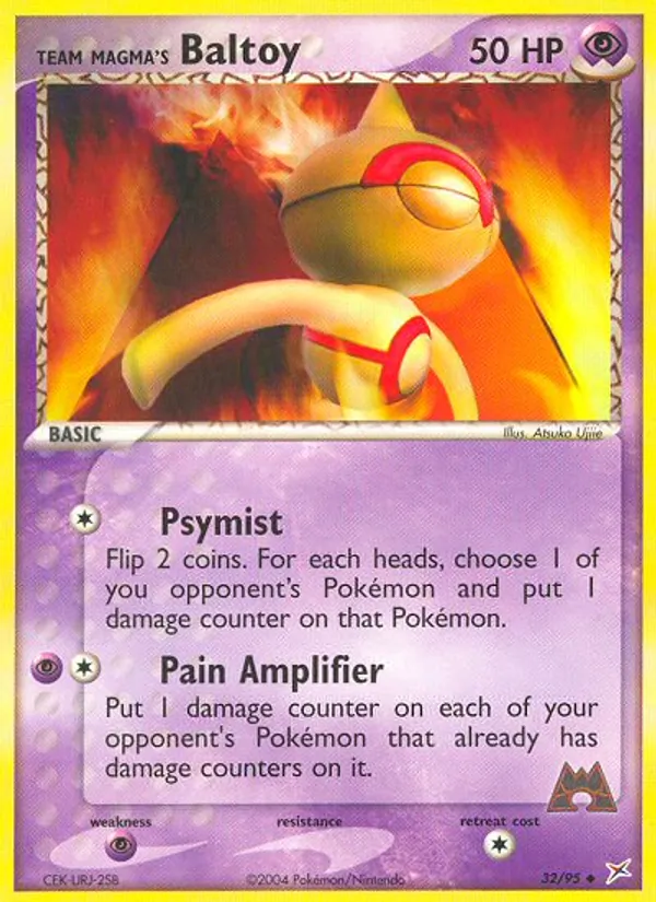 Team Magma's Baltoy EX Team Magma vs Team Idro 32/95