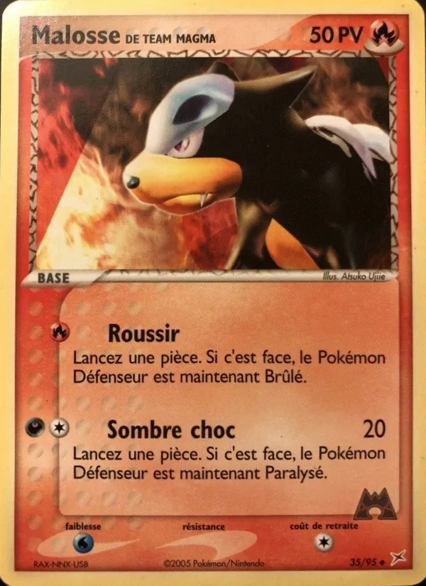 Malosse de Team Magma EX Team Magma vs Team Aqua 35/95