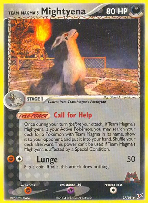 Team Magma's Mightyena Team Magma vs Team Aqua 37/95
