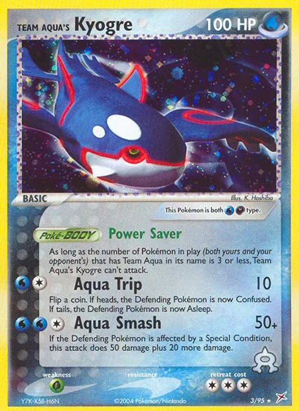 Team Aquas Kyogre EX Team Magma vs Team Aqua 3/95