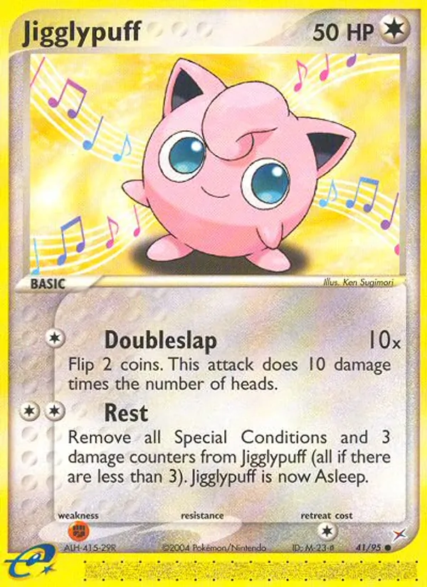 Jigglypuff EX Team Magma vs Team Idro 41/95