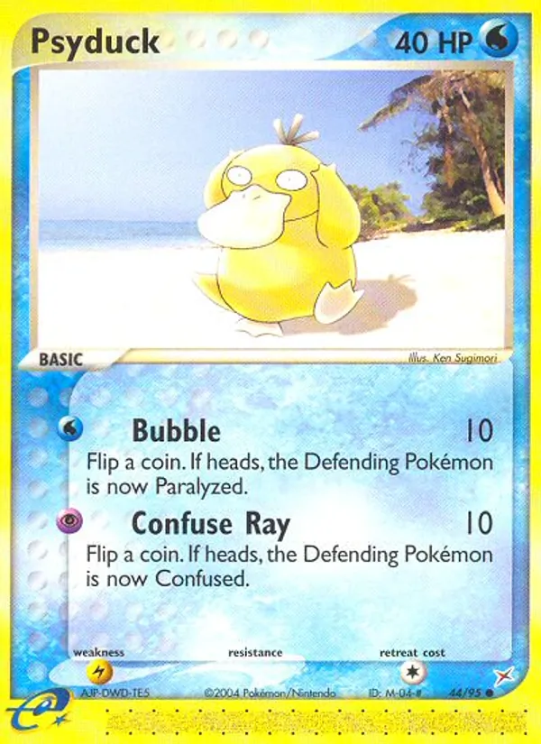 Psyduck Team Magma vs Team Aqua 44/95