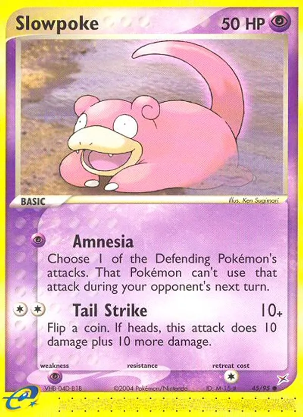 Slowpoke Team Magma vs Team Aqua 45/95