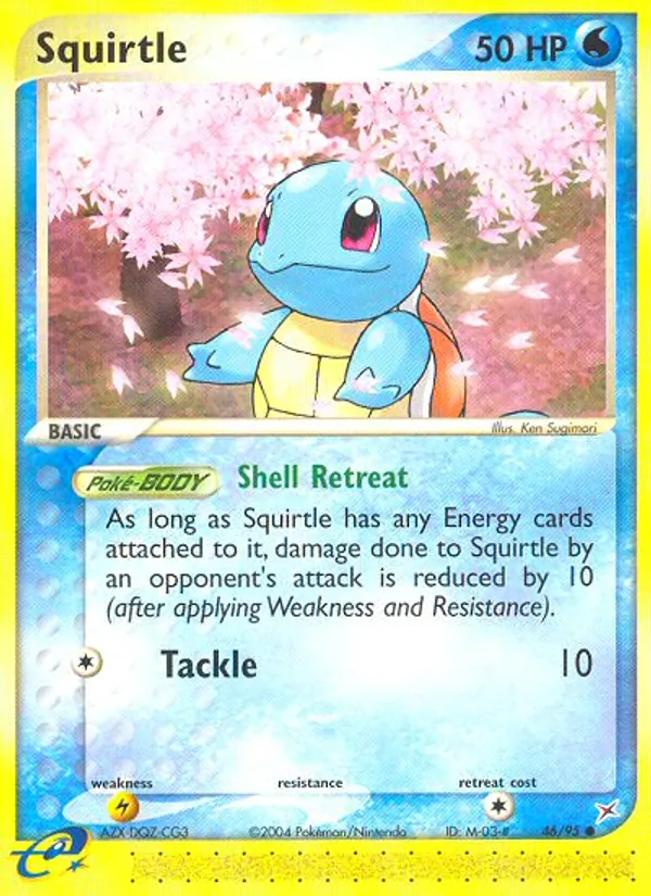 Squirtle Team Magma vs Team Aqua 46/95