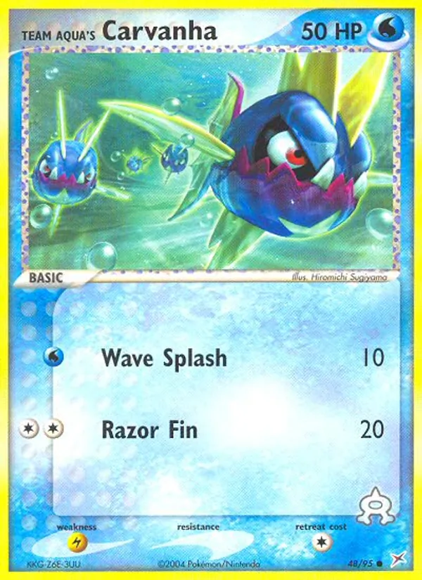 Team Aqua's Carvanha Team Magma vs Team Aqua 48/95