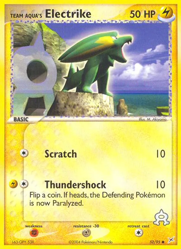 Team Aqua's Electrike Team Magma vs Team Aqua 52/95