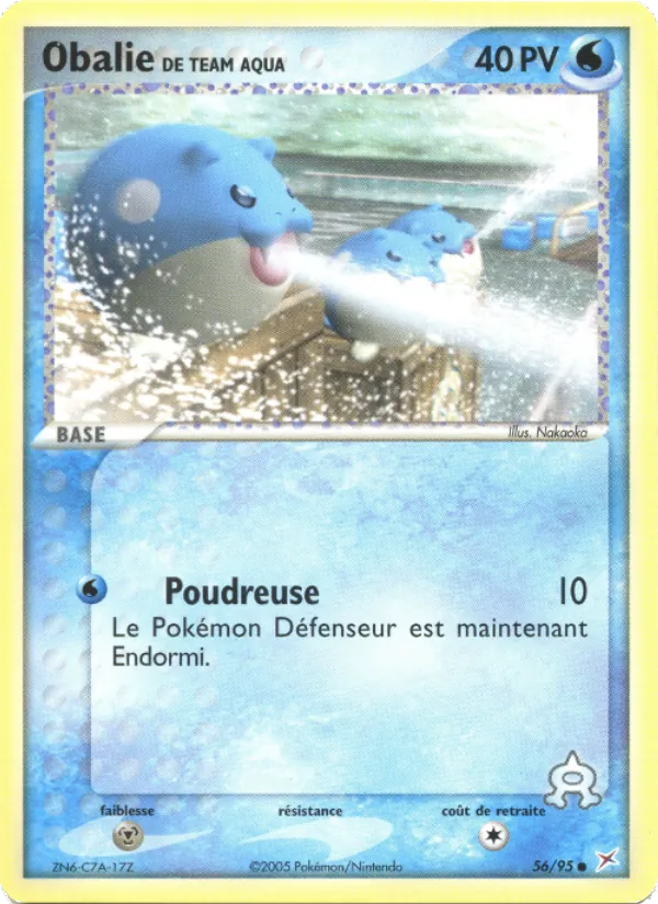 Obalie de Team Aqua EX Team Magma vs Team Aqua 56/95