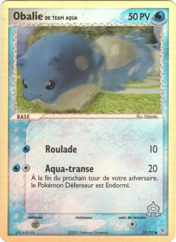 Obalie de Team Aqua EX Team Magma vs Team Aqua 57/95